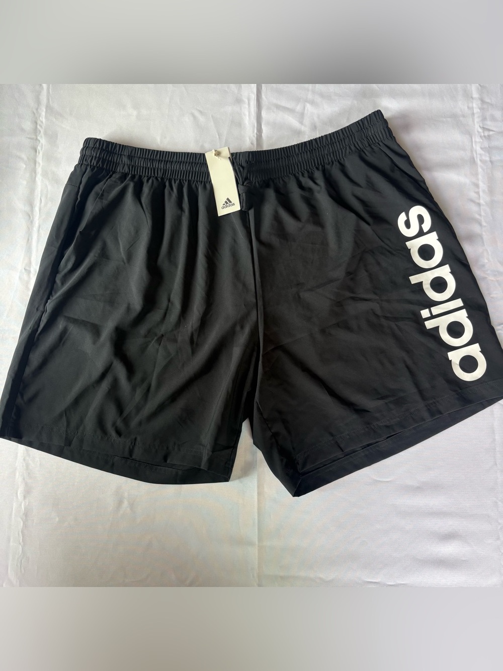 Adidas M Lin Chelsea Athletic Shorts Black 3XL NWT
